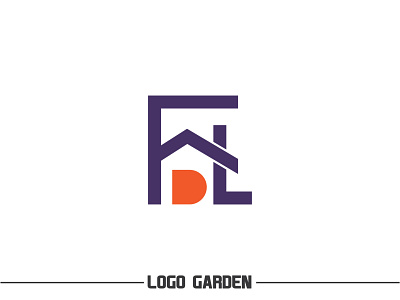 FDL Letter Real Estate Logo app branding design graphic design icon illustration logo vector