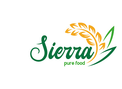 Sierra Pure Food- Logo 3d animation branding graphic design logo motion graphics ui