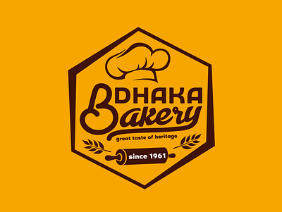 Dhaka Bakery Premium Logo 3d animation branding graphic design logo ui