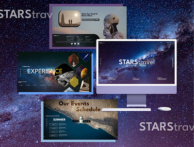 STARStravel branding design elun musk graphic design illustration logo star stars travel typography ui ux website