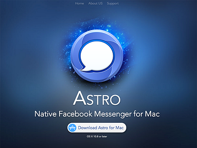 Astro Messenger Homepage astro chat facebook mac messenger osx