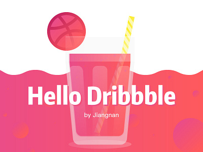 Hello Dribbble in summer