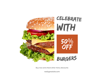 Celebrate With Burgers Instagram Post