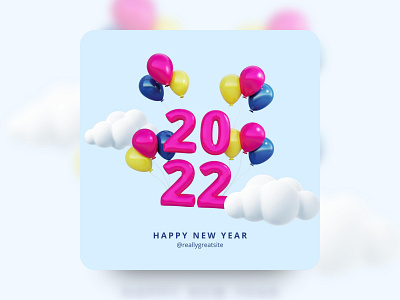 Happy New Year 2022 Instagram Post firework instagram post