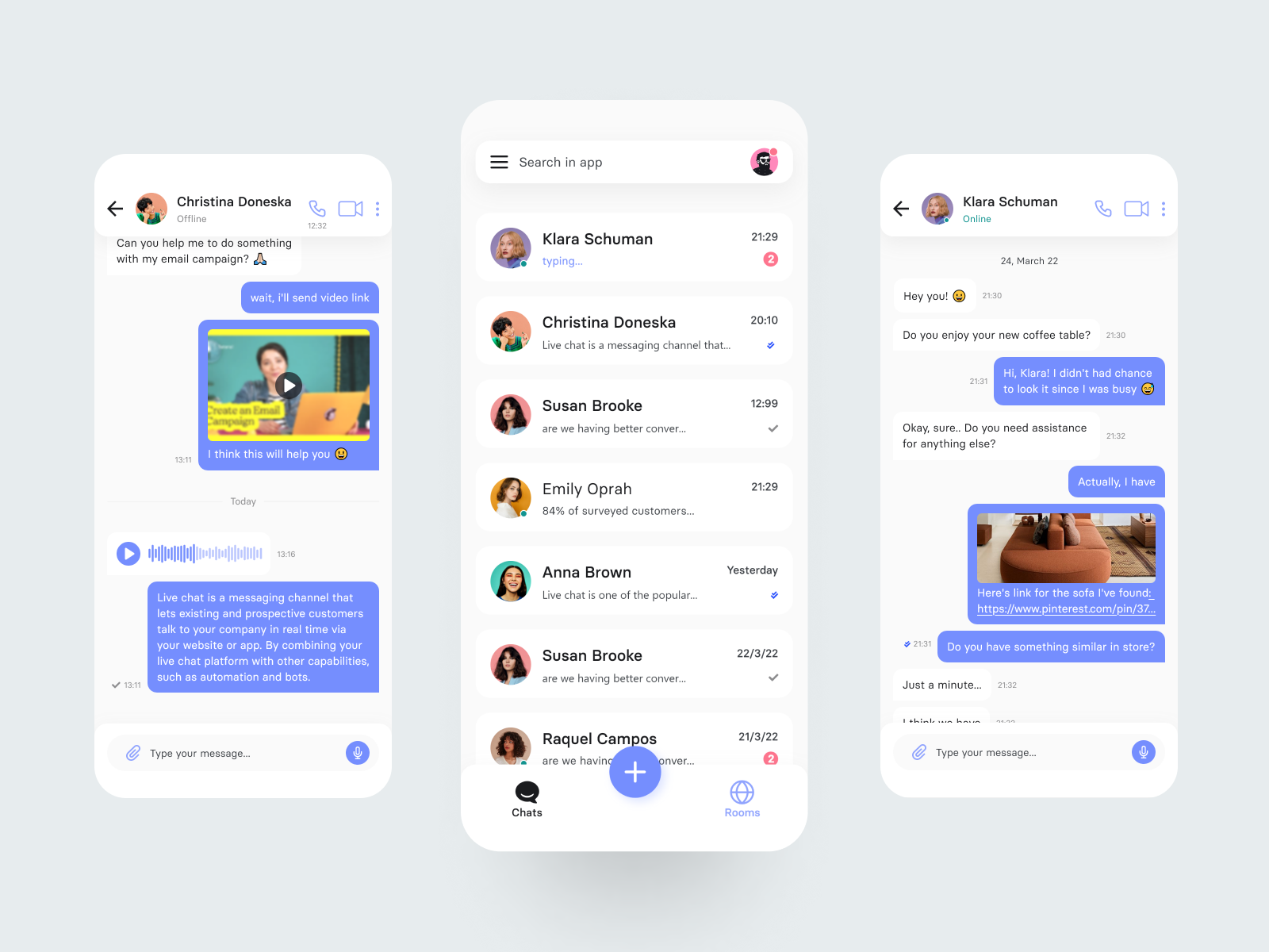 Let's talk - chat mobile app - part 1 by Miodrag Vulicevic on Dribbble