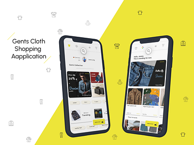 Gents Cloth Shopping App Design app concept design ui ux