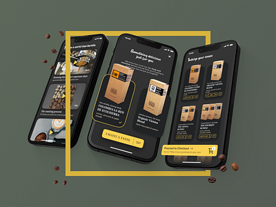 App concept for a coffee roastery / shop