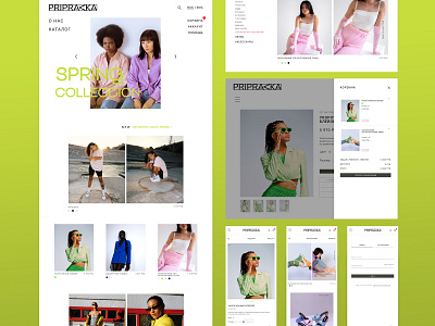 Women’s clothing&accessories store website design