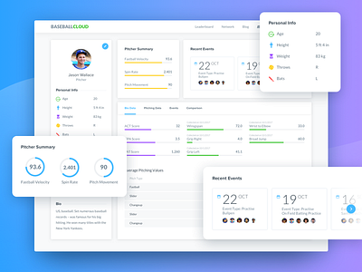 BaseballCloud - Player Profile