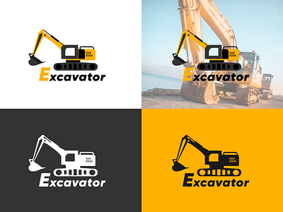 Logo for building company adobeiiustrator branding building design excavator graphic design illustration logo logomaker minimalist vector