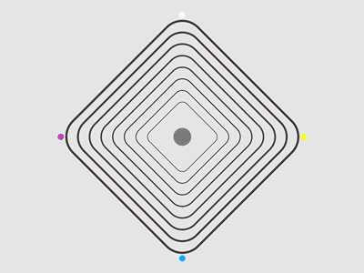 Experimental UI #001 after effects mograph cinema4d experimental 3d 2d dots graphics shapes ui animation motion