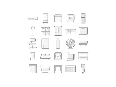 A set of Muji icon