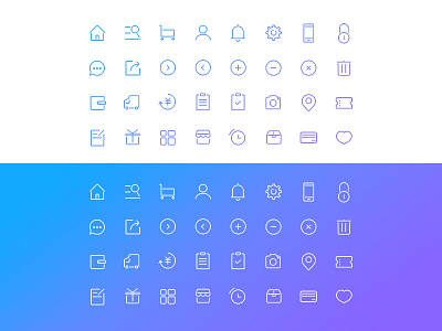 Minimal icon set - E-commence theme e commence icon minimal