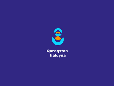 QAZAQSTAN HALQYNA - logo concept