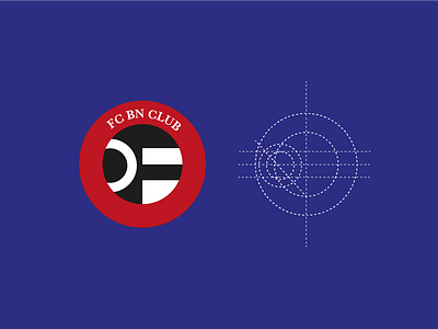 FC BN CLUB - logo branding design football graphic design logo logo design logos logotype
