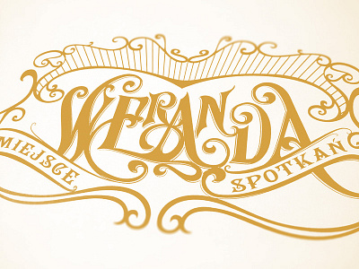 Weranda - a social house hand lettered branding