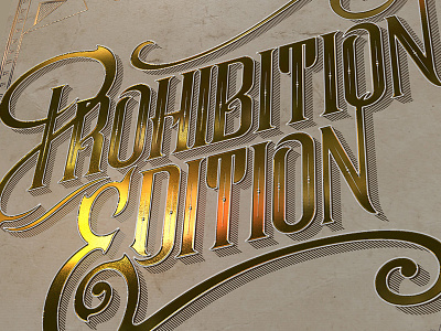 Prohibition Edition - logo design brand bydgoszcz craft design gafika handlettering logo mikstura morawski poland typografia typography