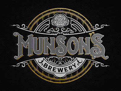 Munson's Brewery logo beer brand bydgoszcz craft gafika handlettering logo design mikstura morawski poland typografia typography