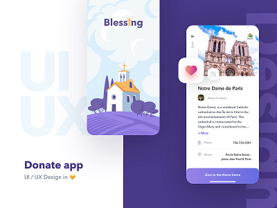 Donation App Design Concept