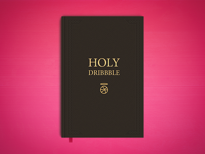 Holy Dribbble book debut dribbble holy