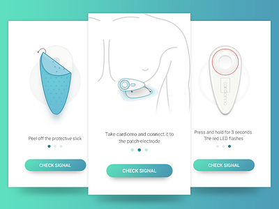 Cardiomo onboarding app medical onboarding