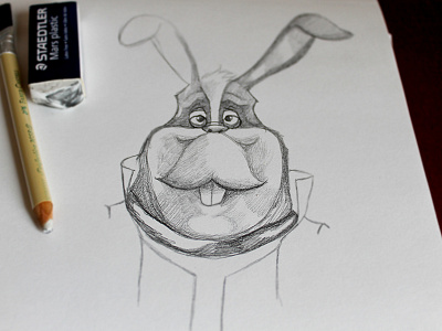 Peppy barrel roll illustration pencil sketch peppy hare sketch starfox