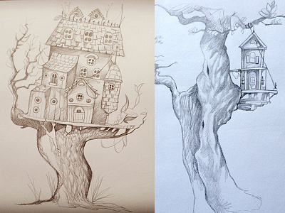housin' bonsai tree sketches treehouse treehouse sketches trees