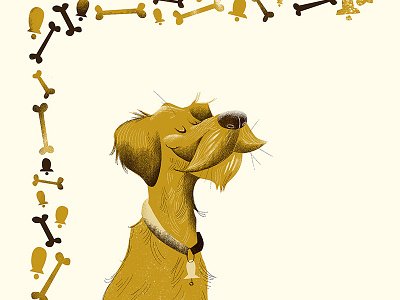 the notorious bell character design characters dog illustration mutt rascal