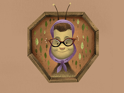 Bee Bee character design honeybee illustration