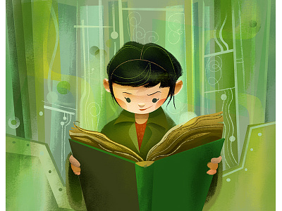 Open book animation by Cofy Miu on Dribbble