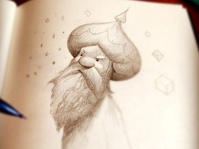 Monument Valley Sultan character illustration monument valley game sketch sketchbook