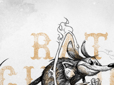 Rat Circus album art designers mx illustration textures