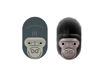Apes ape gorilla illustration styles