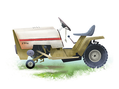 1977 Sears st/10 rusty tractors vehicle design