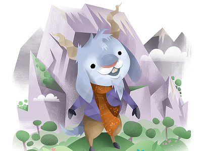 Billy Goat Gruff character childrens book goat mountains