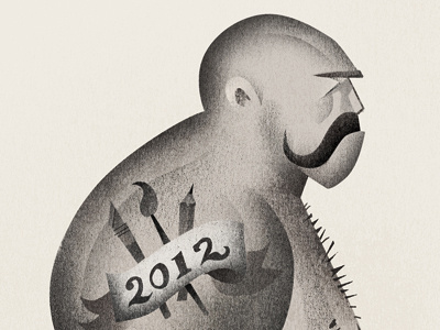 2012 2012 brawler illustration new year resolutions