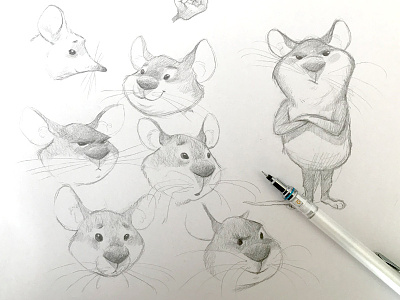 Mouse character childrens book illustration kidlit mice