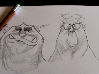 Yetis character design characters childrens book illustration illustration sketch yeti sketch