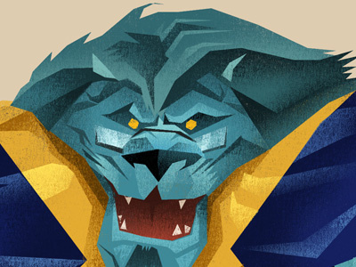 Beast Mode illustration marvels the beast x men