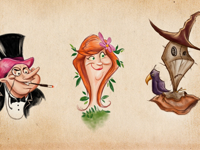 batties character design comics illustration