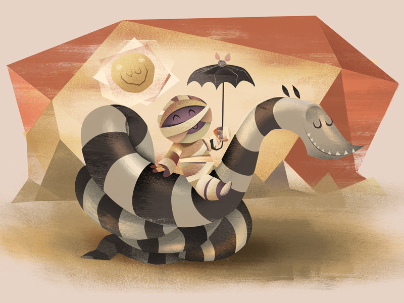 Mummeee illustration character design character development halloween
