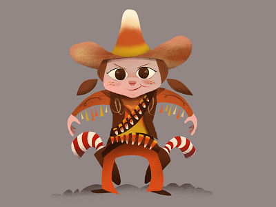 The Candy Corn Kid character design illustration wreck it ralph
