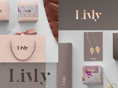 Logo - Livly branding design jewelry logo logodesign logotype makazedelashvili mockup vector woman