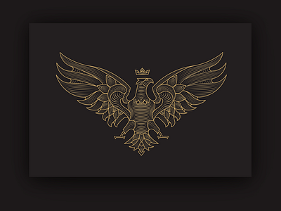 Golden Eagle beer black eagle golden line logo