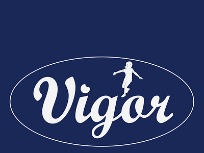 Fictitious rebranding of the Vigor! branding design graphic design logo vector