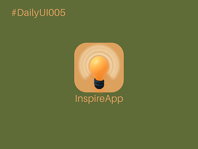 Inspire App Icon app branding dailyuichallenge design illustration logo product design ui ux