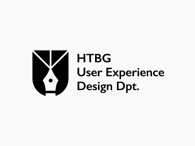 HTBG User Experience Design Dpt. 2 logo pen shield