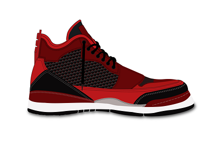 Sneaker Design (Similar to Air Jordan) design illustration vector