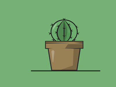 Cactus Illustration cactus design green illustration logo vector