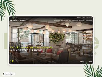 HOTELS & RESORTS website graphic design homepage hotel website hotels and resorts hotels resorts hotels restaurant resort resort website ui trends ui ux ul collections user experience userinterface ux trends web app website design website development website inspiration website marketing website template